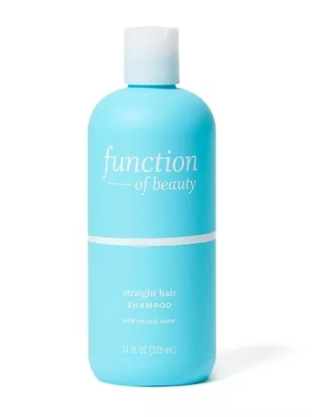 Function of Beauty Straight Hair Shampoo - Aqua Blue Bottle